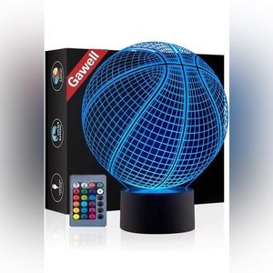 3-D Basketball Night Light